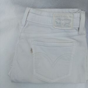 Levi's Thrashed White & Very Bright Women's  Super Skinny Jeans Size 29